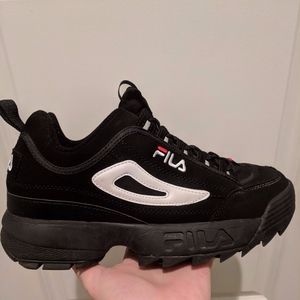Fila Disruptors (black/red)